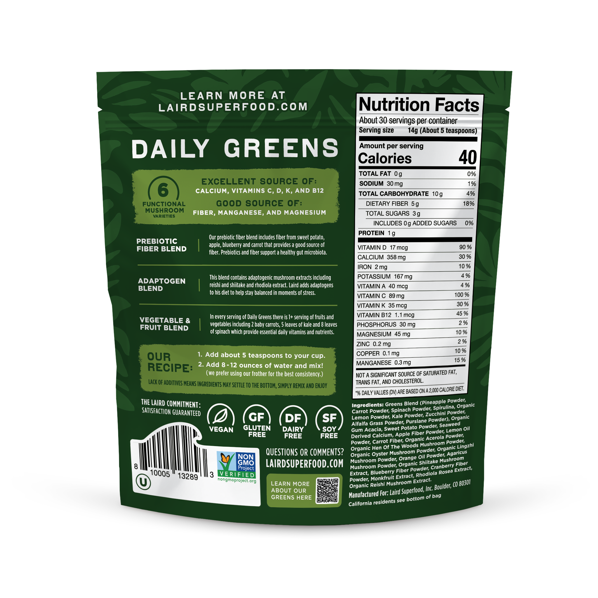 Prebiotic Daily Greens