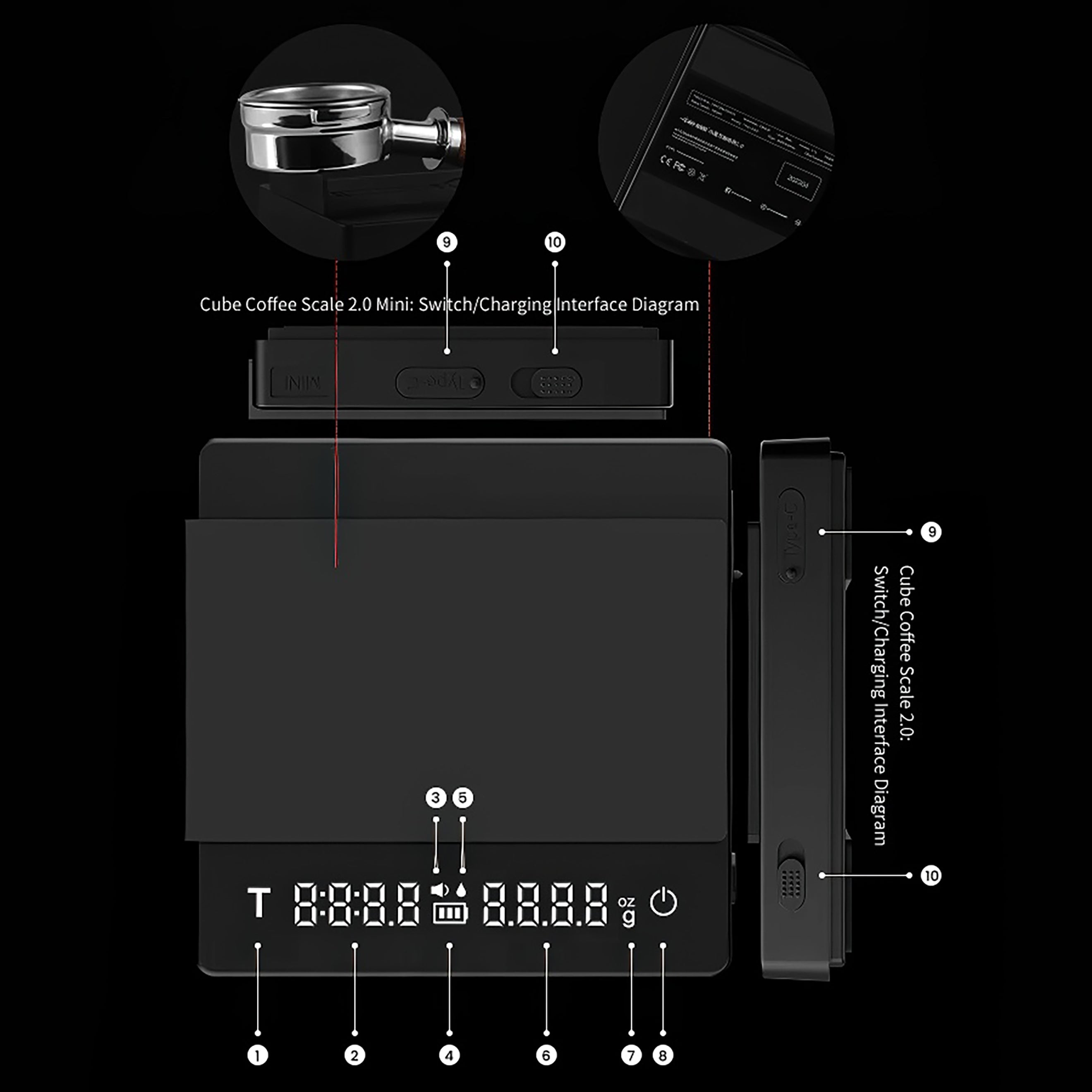 Espresso Mini Coffee Scale 2.0