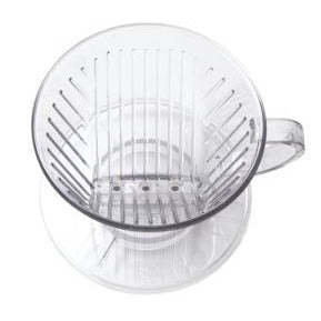 Kalita Style 103 Wide Brim Coffee Dripper - Clear Plastic