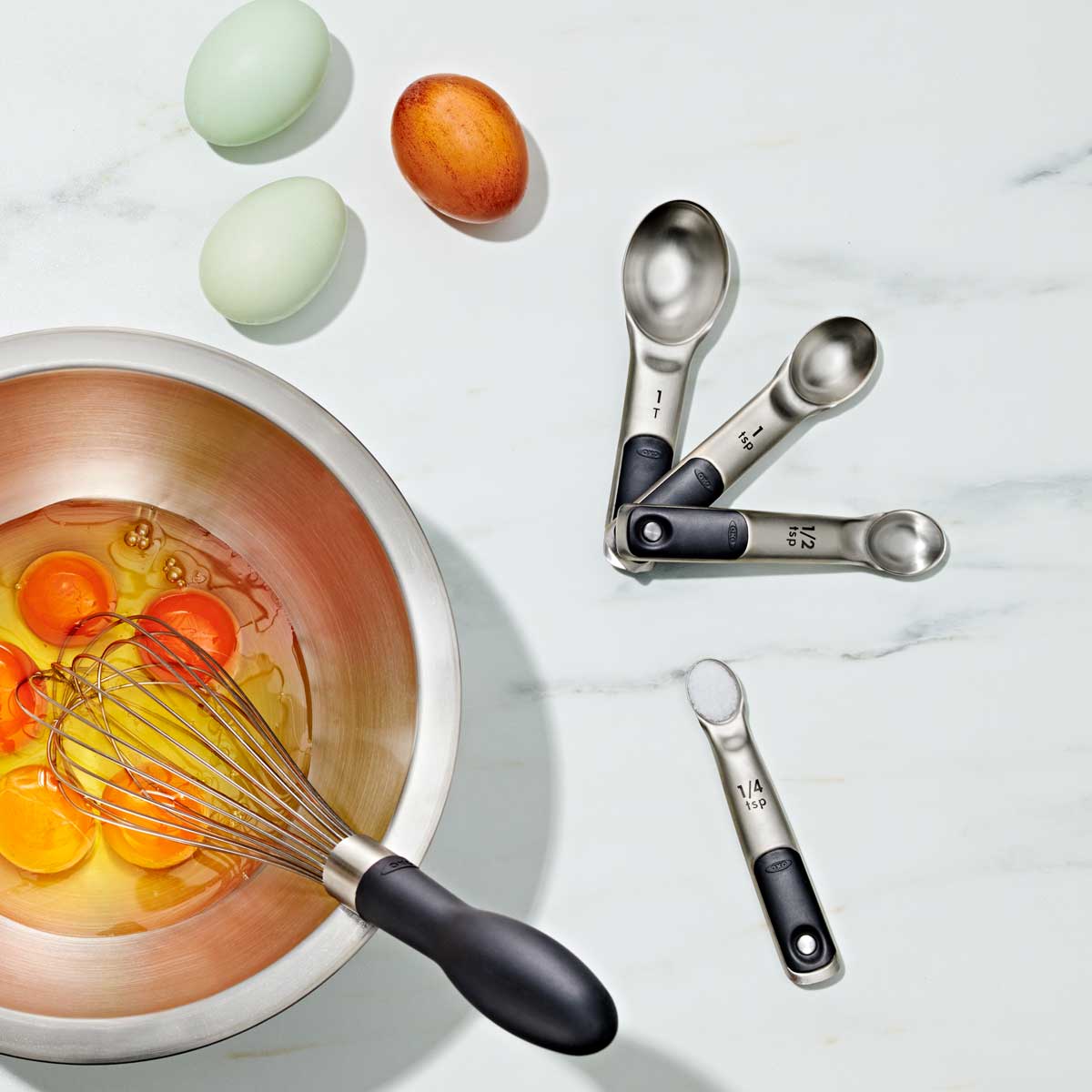 OXO Good Grips 4-piece Stainless Steel Measuring Spoon Set