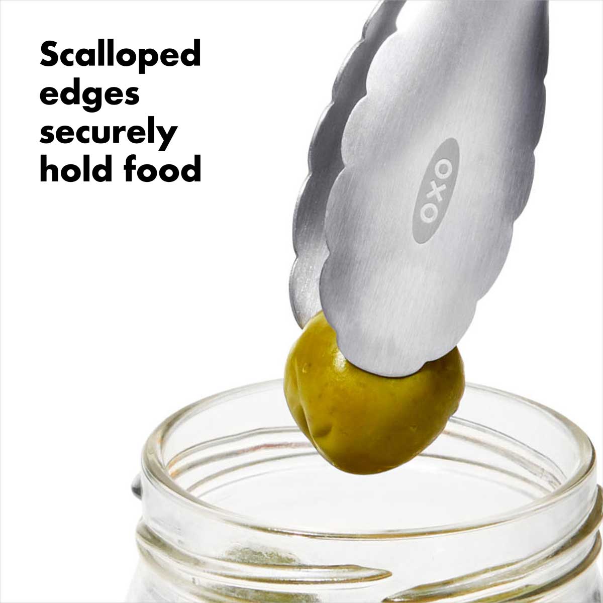 OXO Good Grips Stainless Steel Locking Mini Tongs - 7"