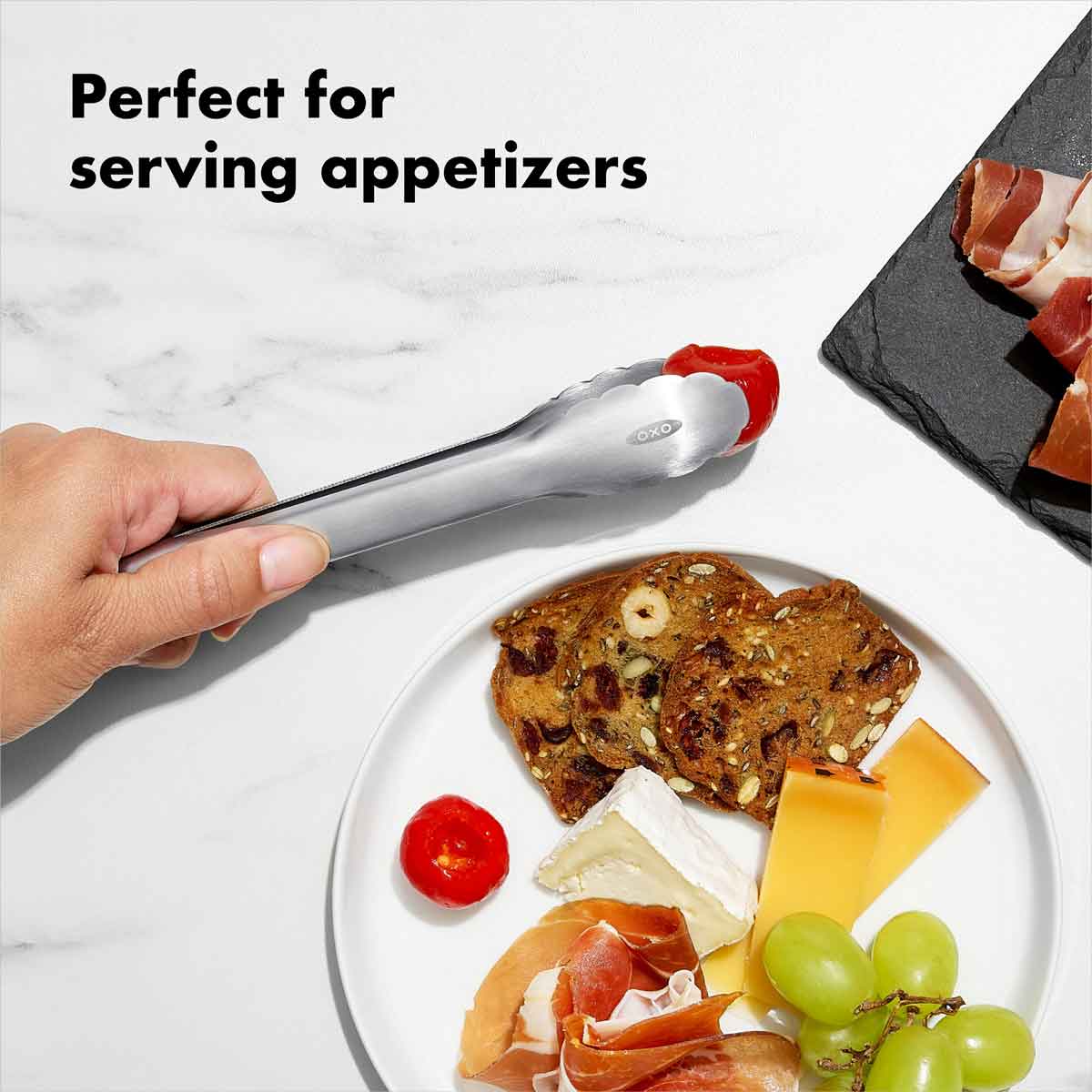 OXO Good Grips Stainless Steel Locking Mini Tongs - 7"