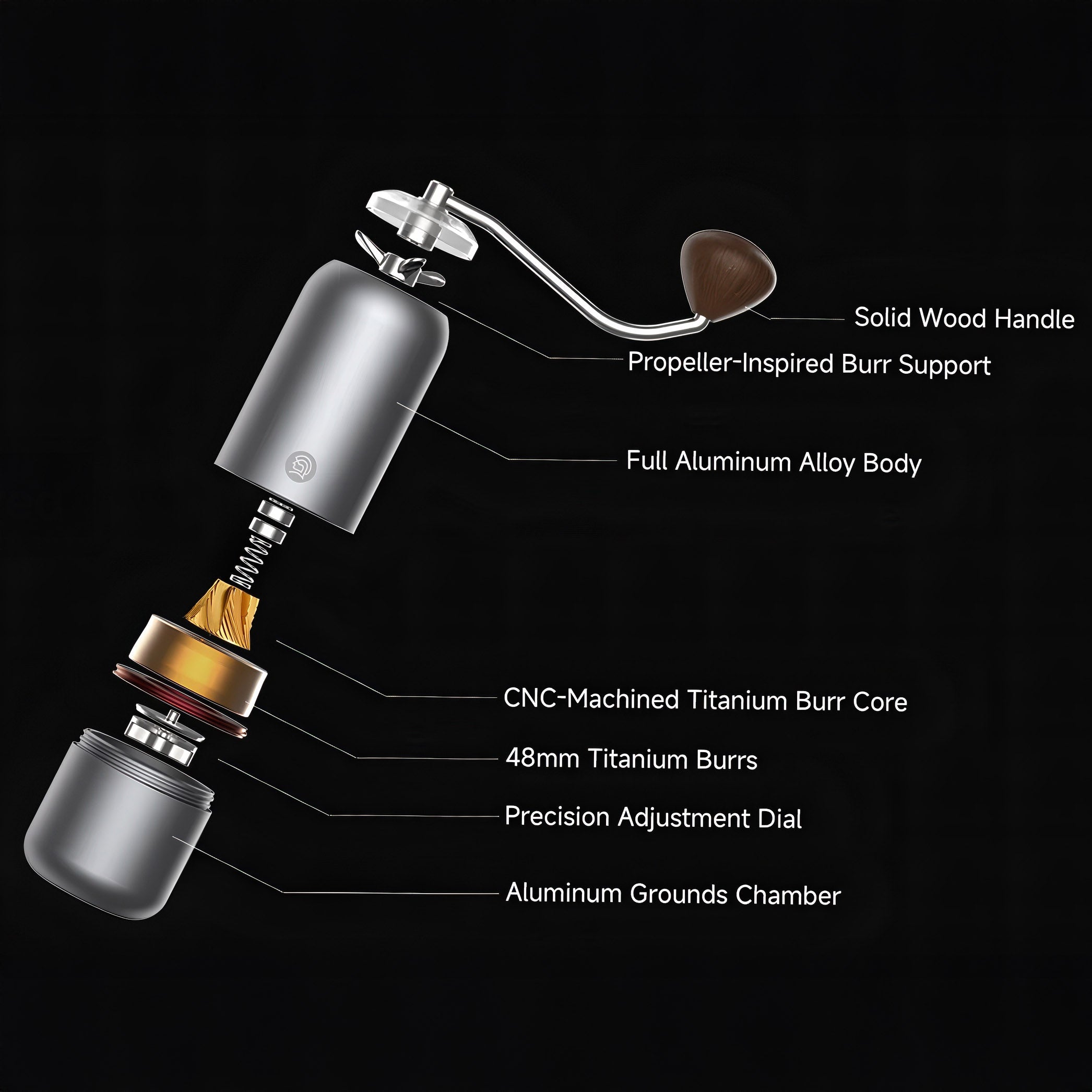 Z7 Manual Coffee Grinder for Pour-Over