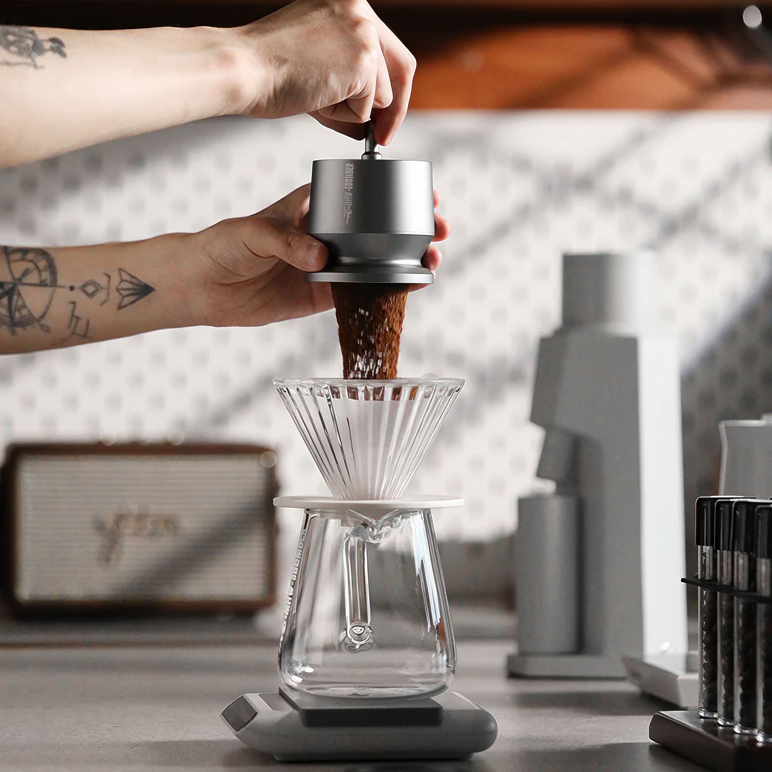 Espresso Coffee Powder Dosing Funnel
