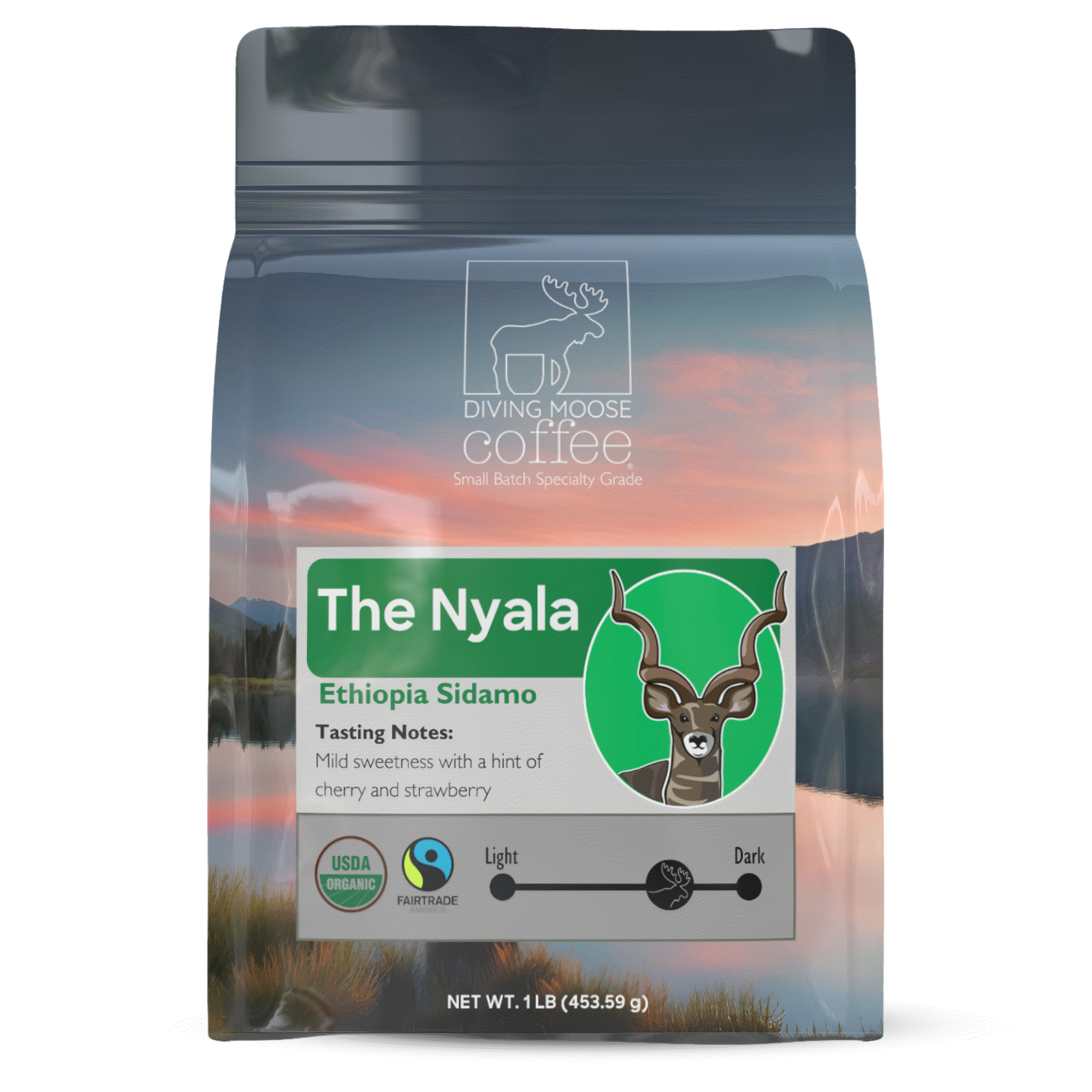 The Nyala - Ethiopia Sidamo Organic Medium-Dark Roast