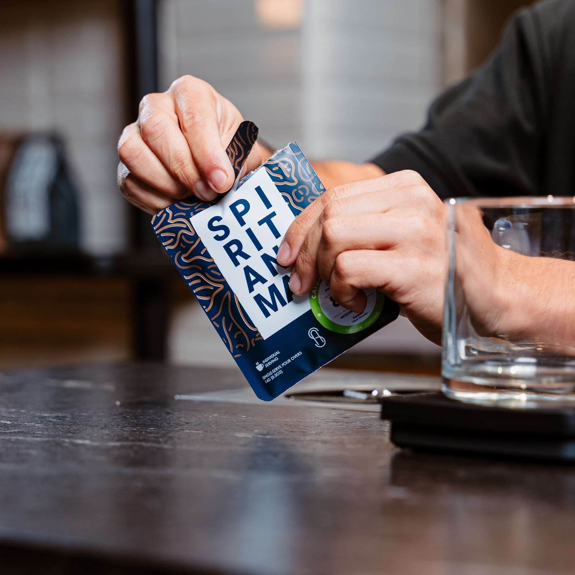 Single-Use Pour-Over Drip Bags - Bourbon (Box of 10 Bags)