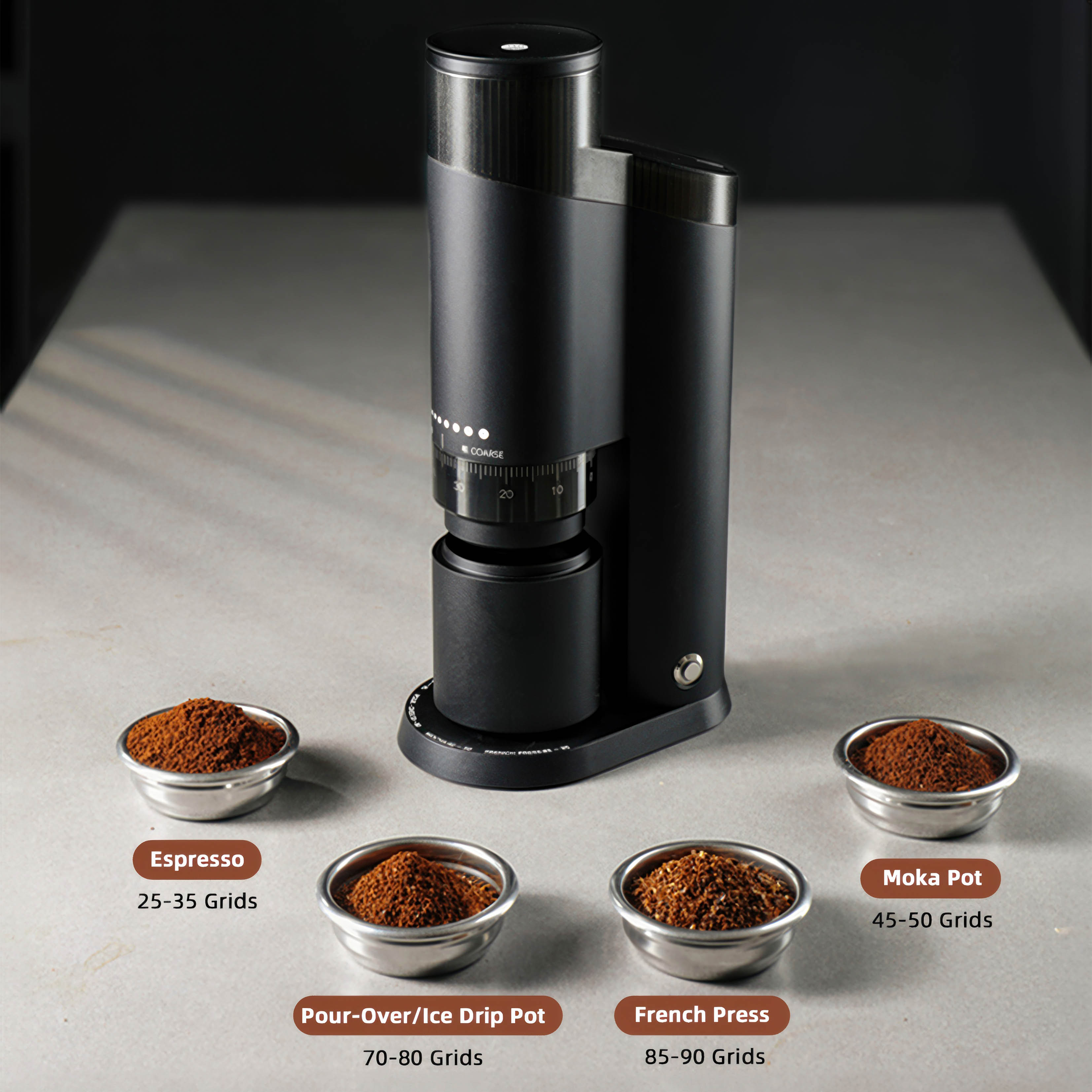 Mechanic E-Grinder – Premium Precision Coffee Grinder