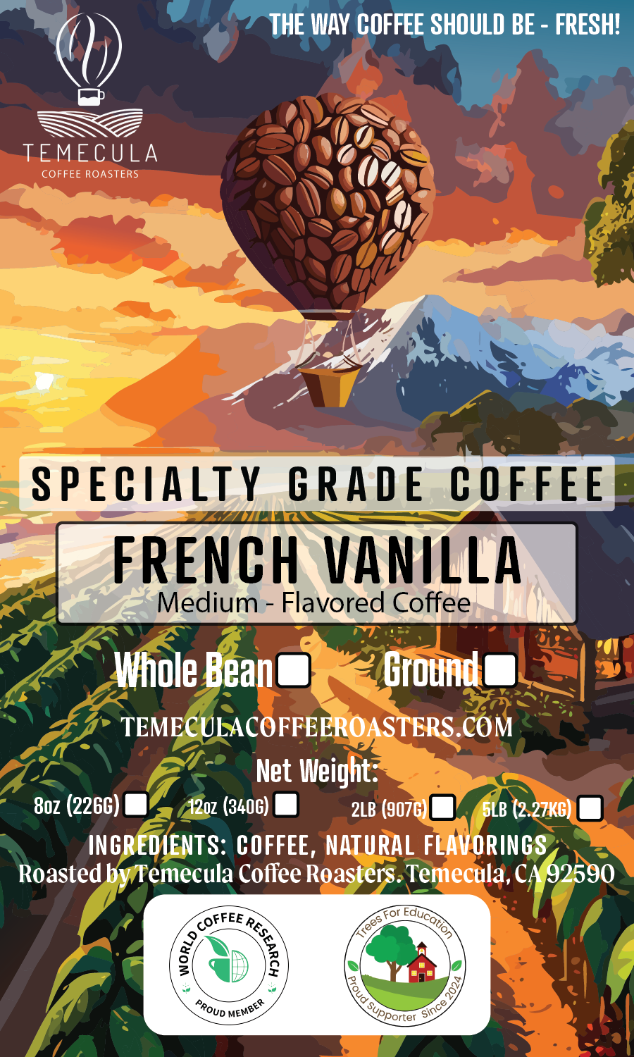 French Vanilla Flavored Coffee