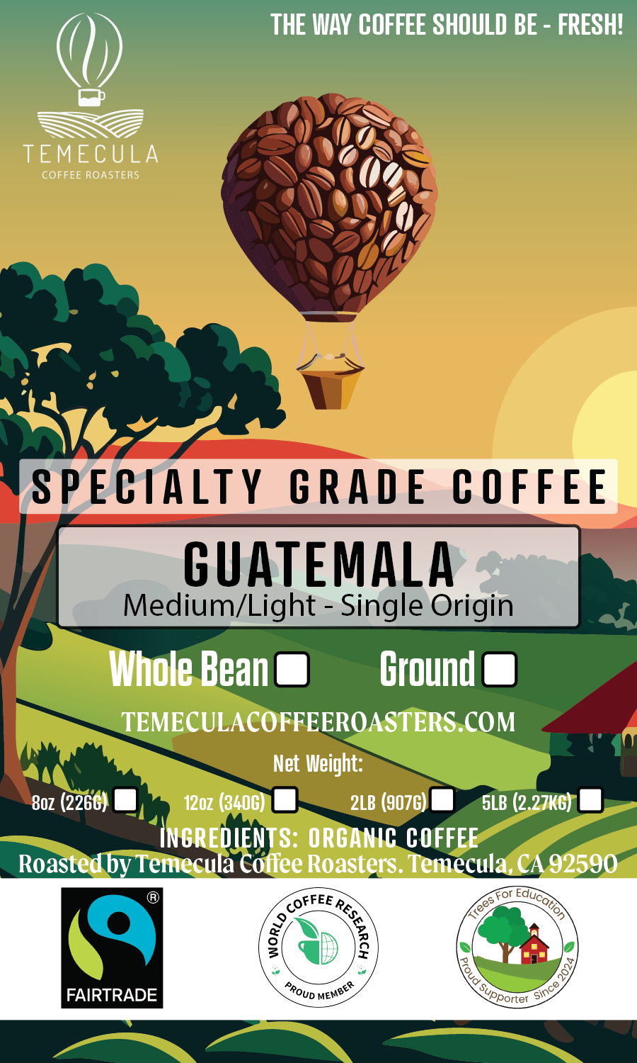 Fairtrade® Guatemala - Medium Roast