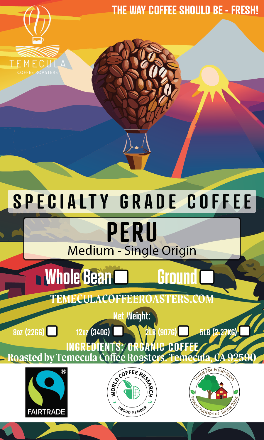 Fairtrade® Peru - Medium Roast