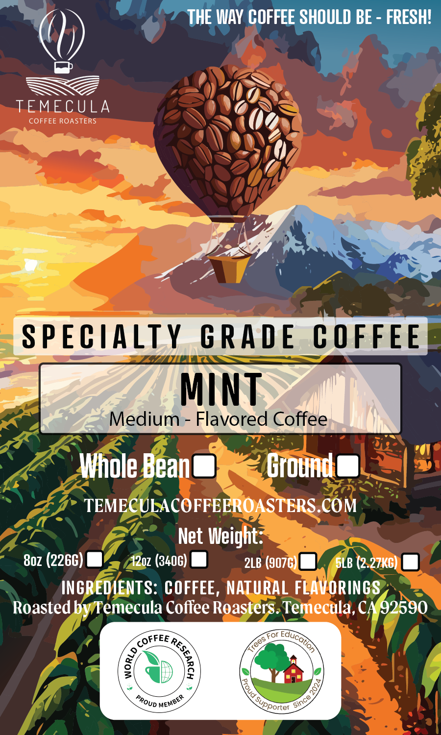 Mint Flavored Coffee