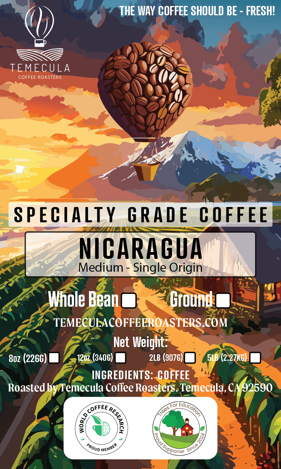 Nicaragua - Medium Roast