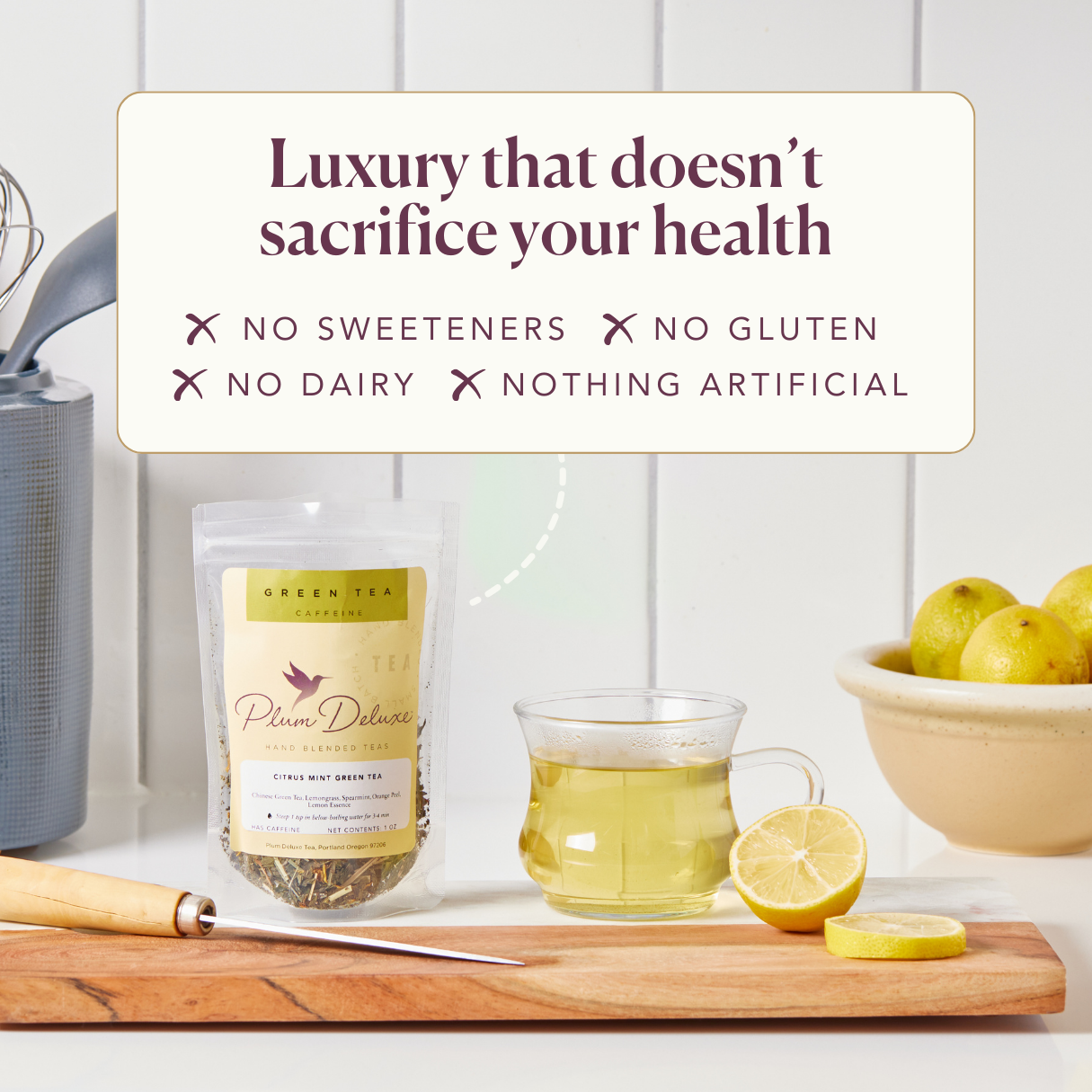 Easy to Be Green Tea (Blueberry - Hibiscus)