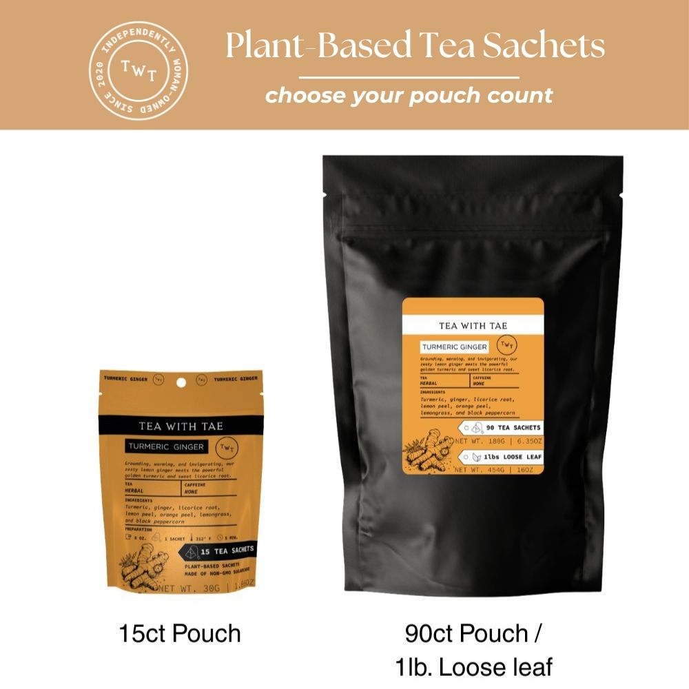 Turmeric Ginger Hot Tea  Pouch