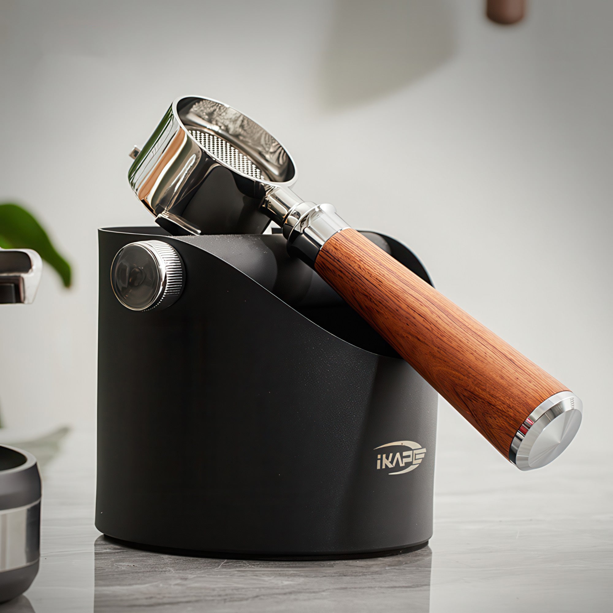 Solid Wood Handle Bottomless Portafilter