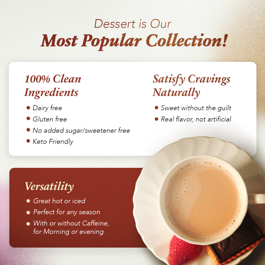 Banana Bread Herbal Dessert Tea (Chocolate-Chestnut)