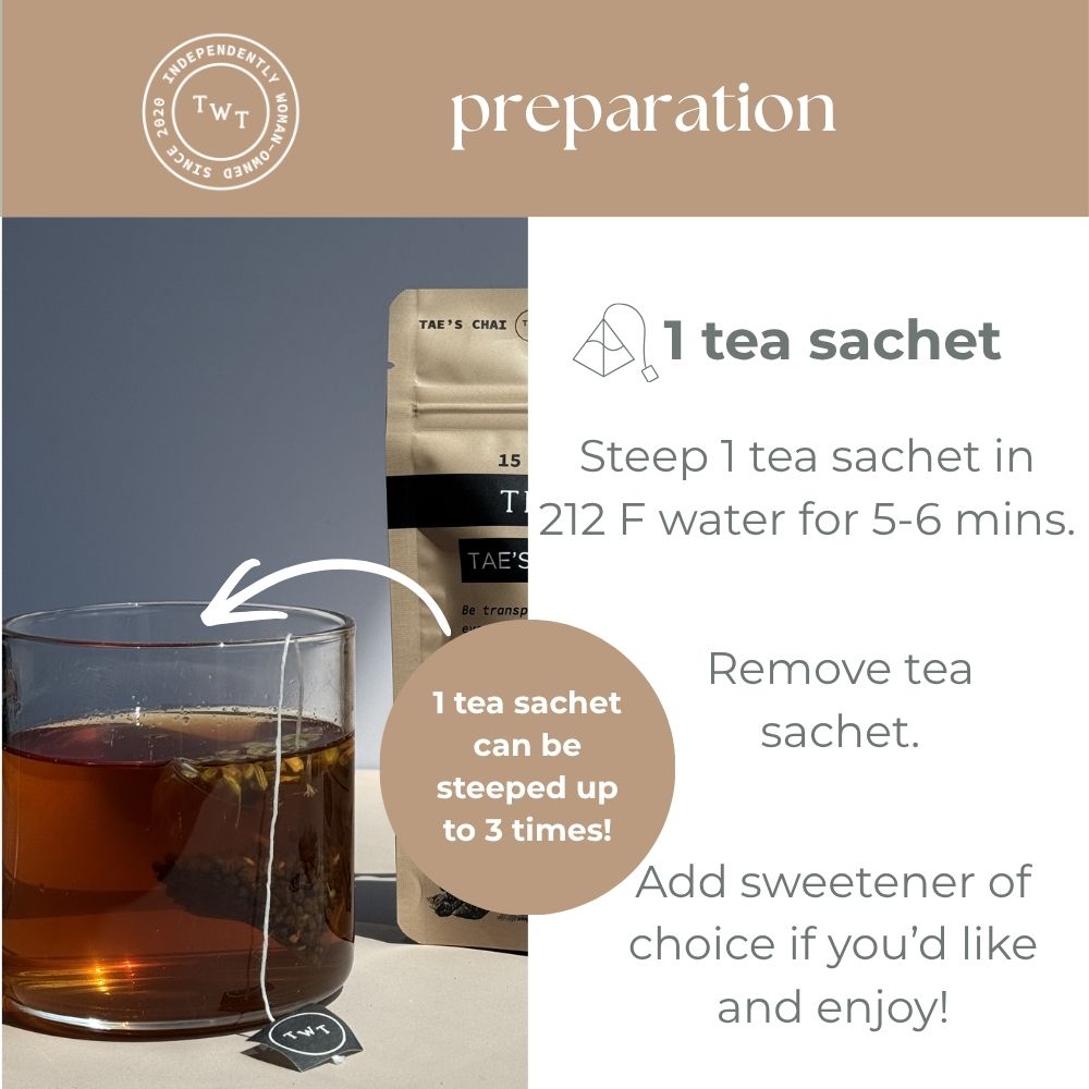 Tae's Chai Hot Tea Pouch