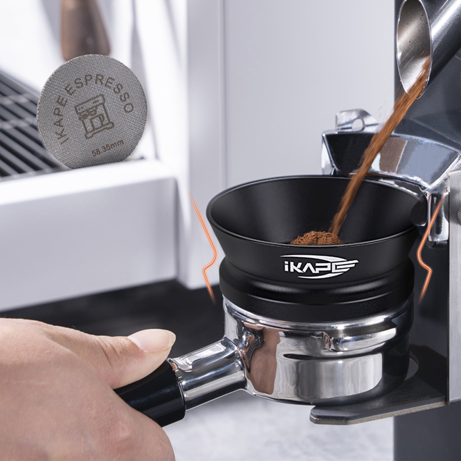 Espresso Magnetic Dosing Funnel V3