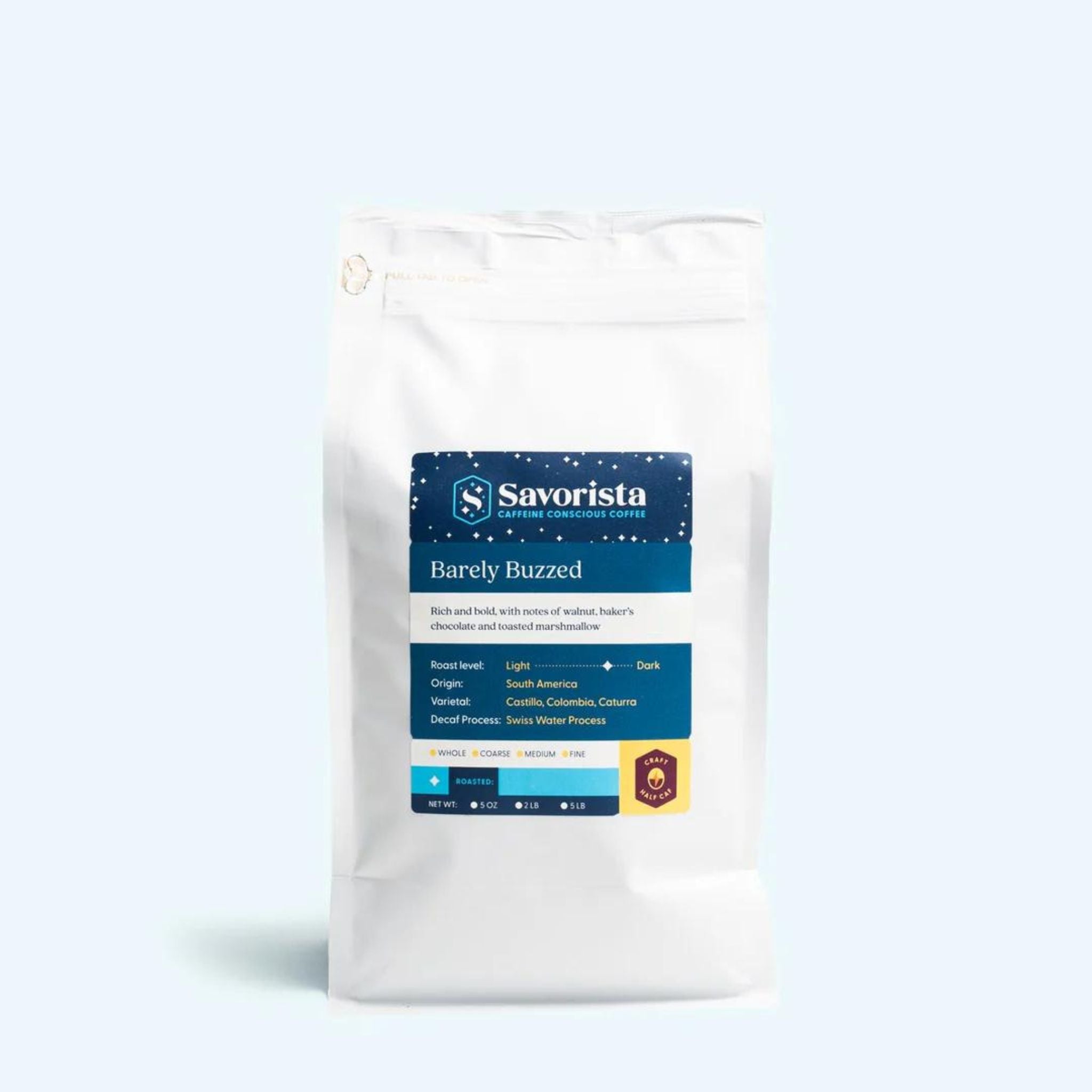 Barely Buzzed Half Caf