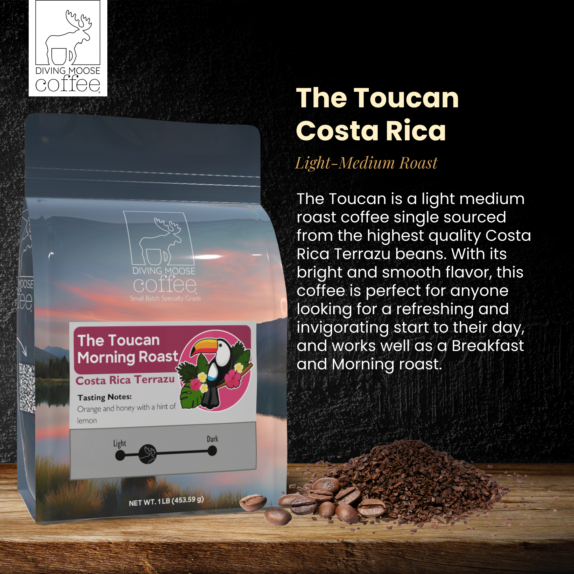 The Toucan - Costa Rica Terrazu Morning Medium-Light Roast