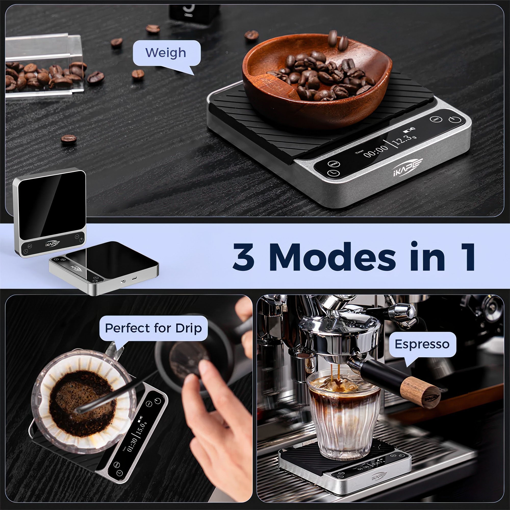 Smart Coffee Scale with Bluetooth APP V2 Pro