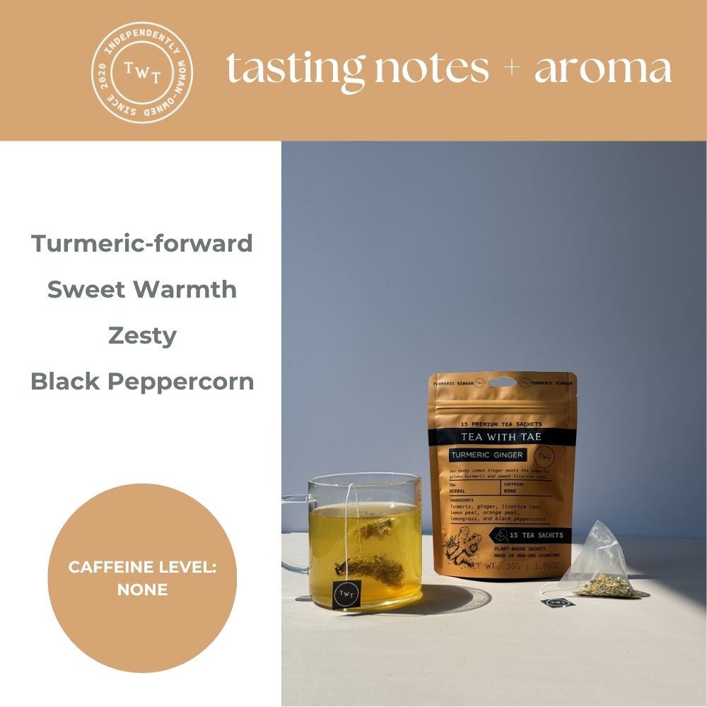 Turmeric Ginger Hot Tea  Pouch