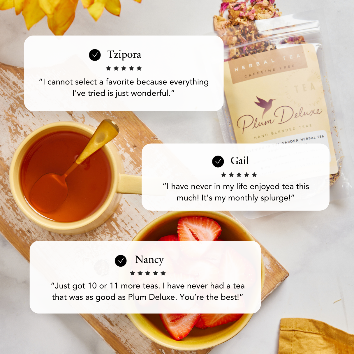 Banana Bread Herbal Dessert Tea (Chocolate-Chestnut)