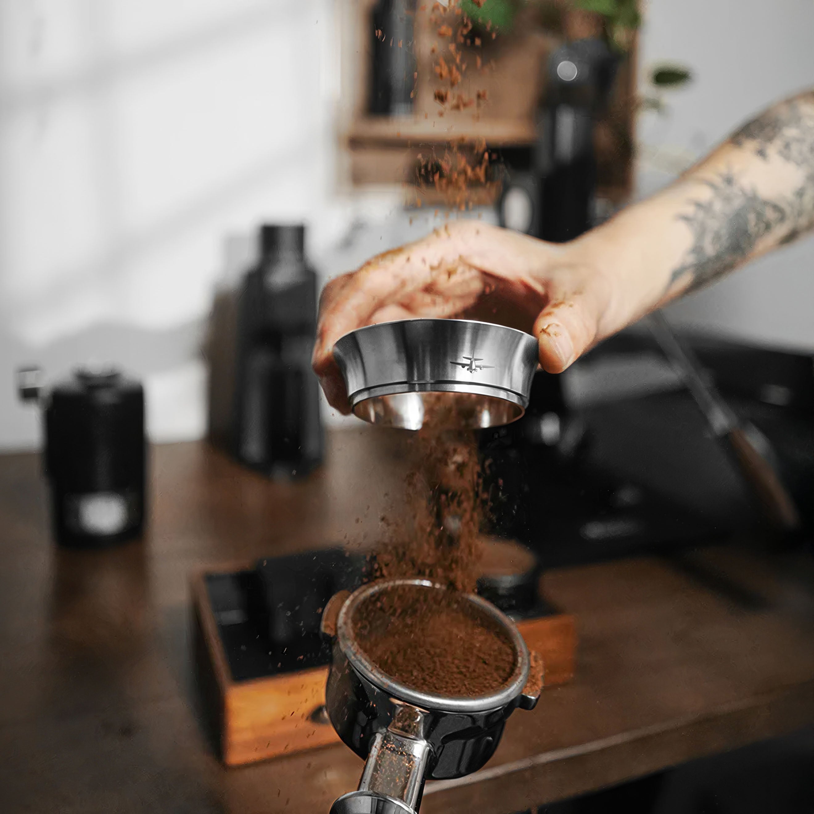 Stainless Steel Coffee Dosing Funnel