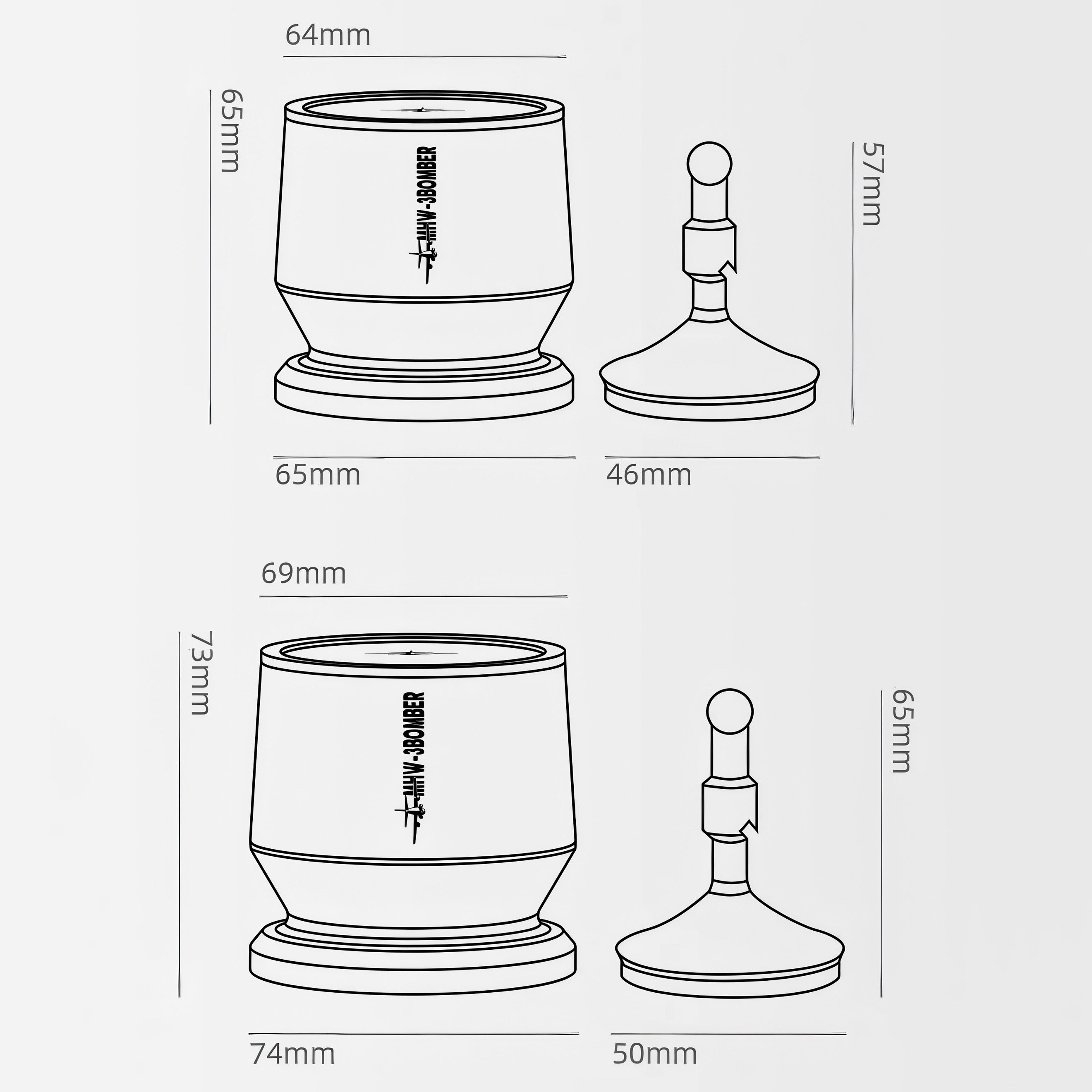 Espresso Coffee Powder Dosing Funnel