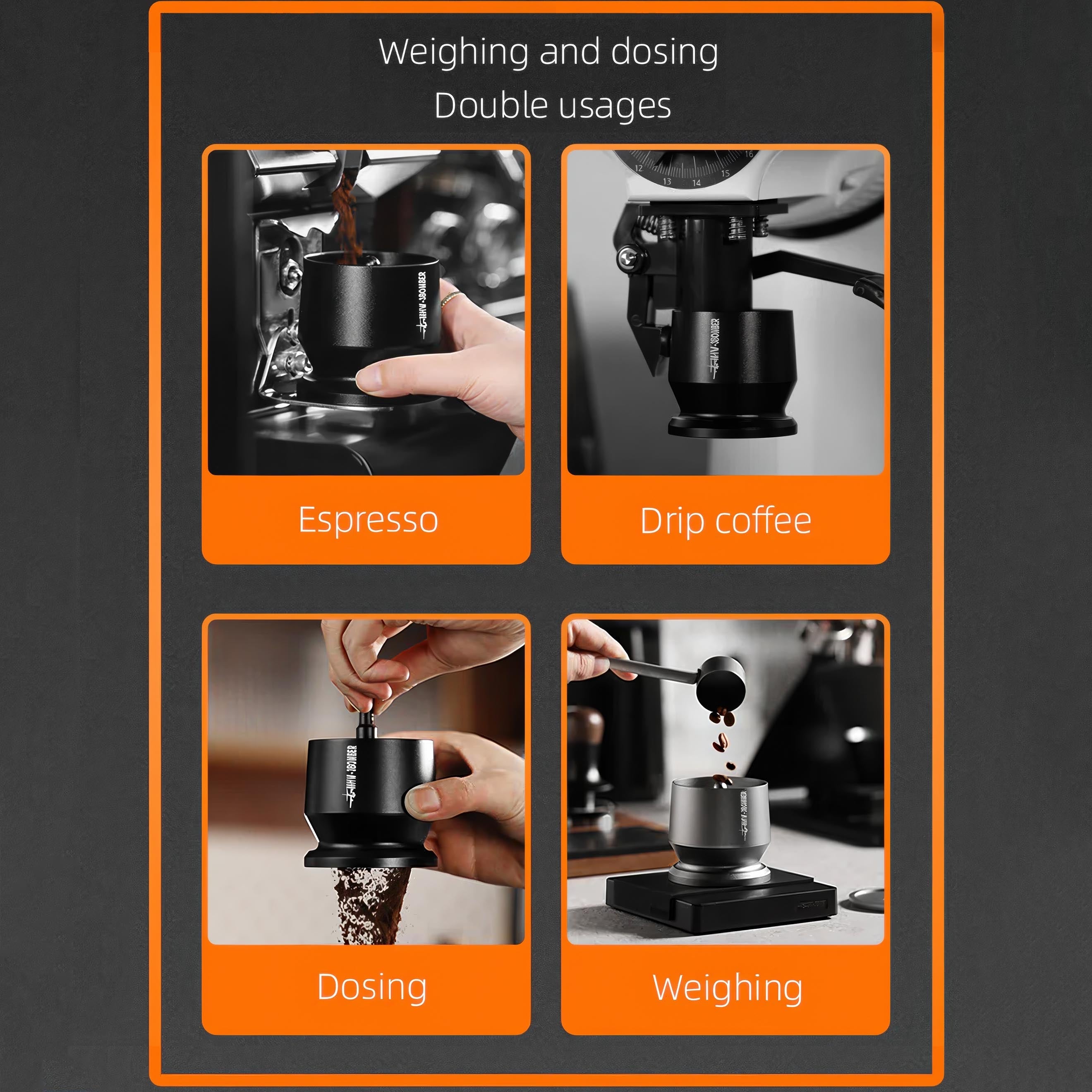 Espresso Coffee Powder Dosing Funnel