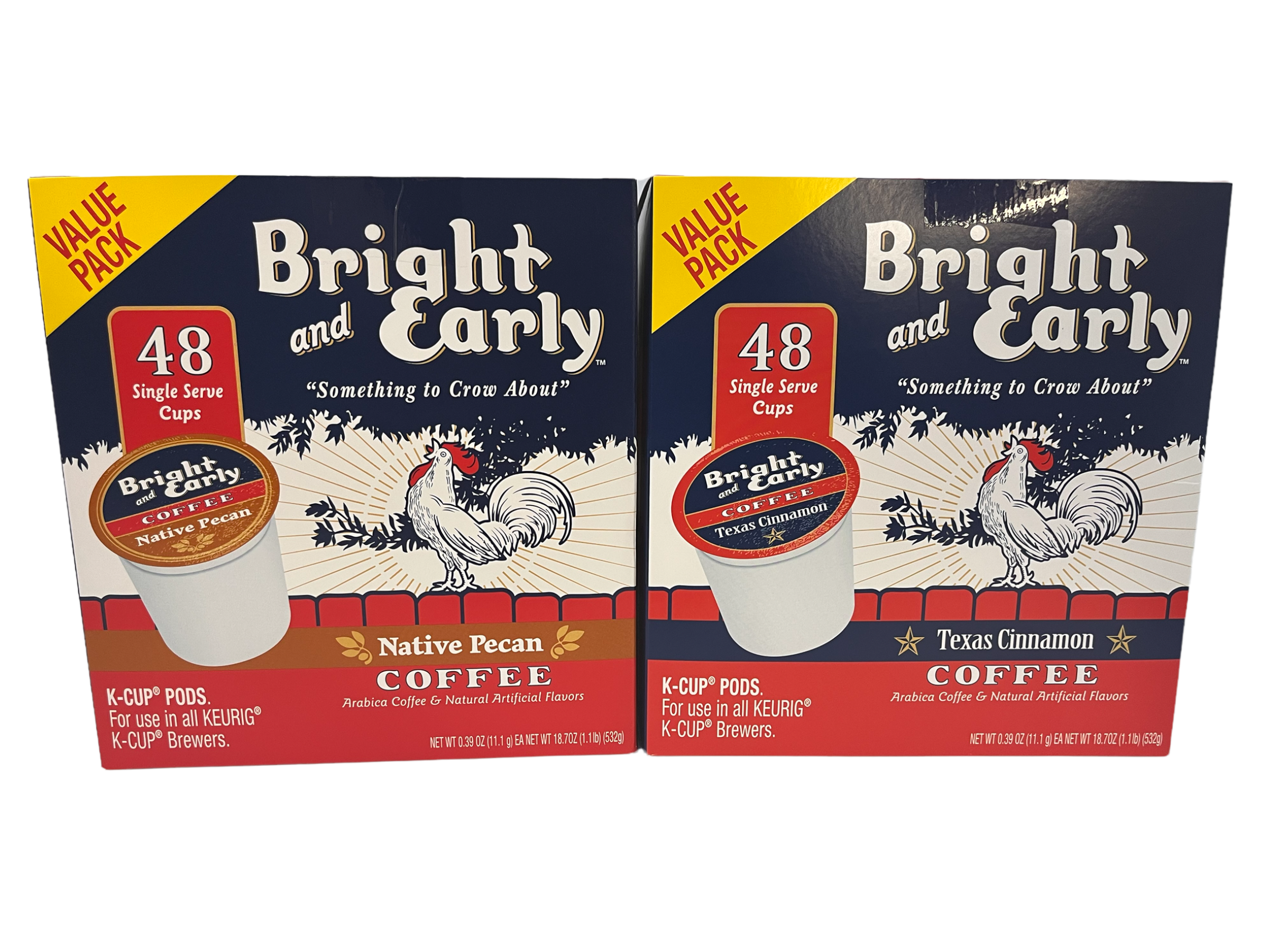 96 ct K Cups Texas Cinnamon and Native Pecan (.60 per cup)