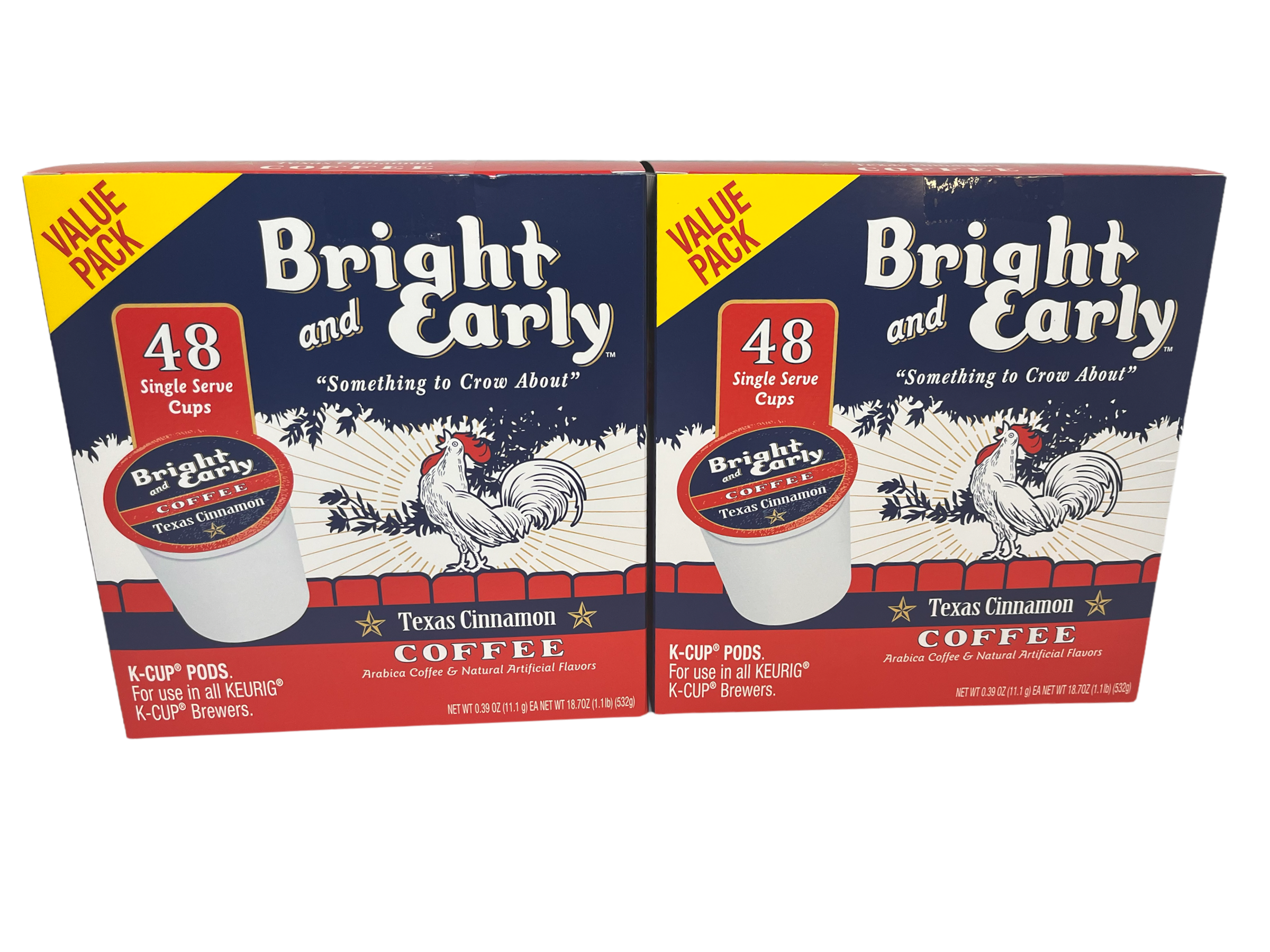 96 ct. K Cups Texas Cinnamon (.60 per cup!) Free Shipping