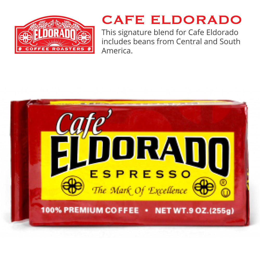 Cafe Eldorado Espresso - 9oz Brick 12-Pack