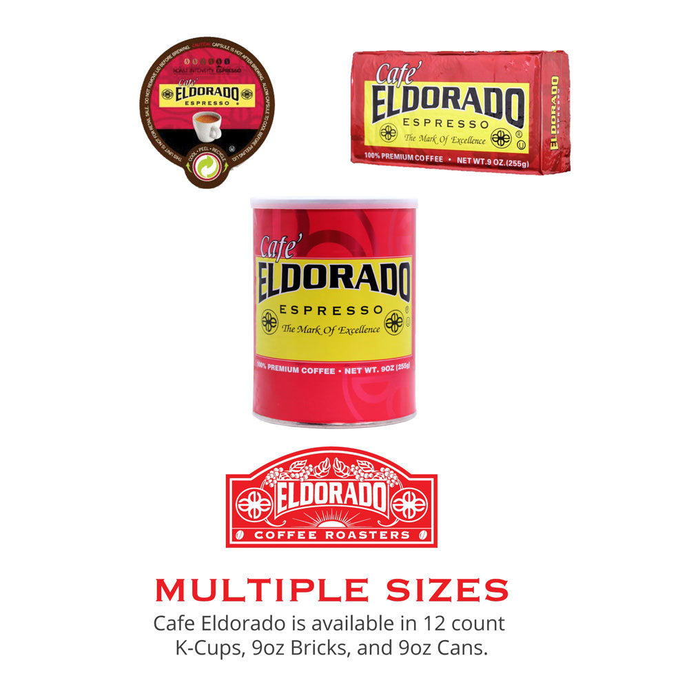 Cafe Eldorado Espresso - 9oz Brick 12-Pack