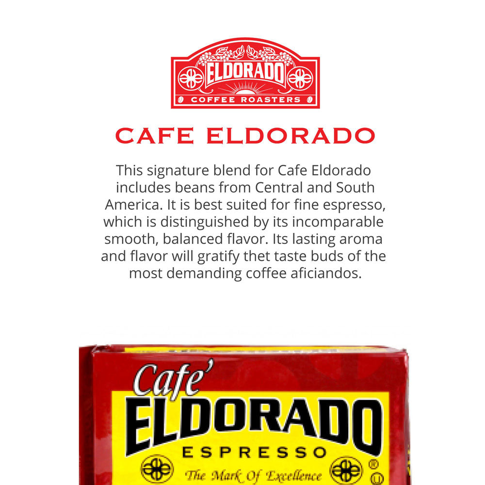 Cafe Eldorado Espresso - 9oz Brick 12-Pack