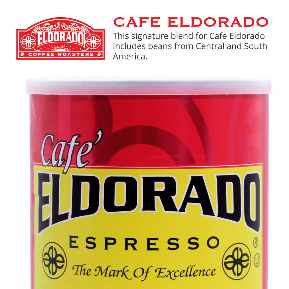 Café Eldorado Espresso – Ground, 9 oz Can