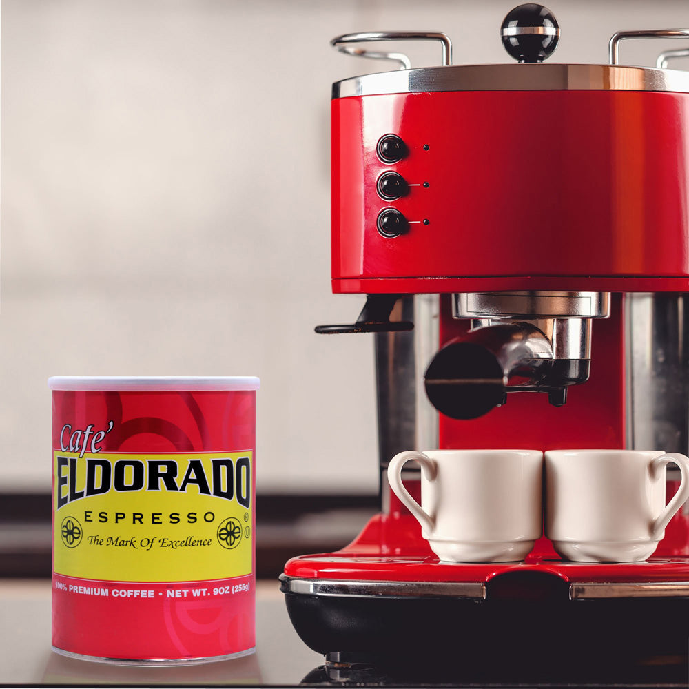 Café Eldorado Espresso – Ground, 9 oz Can