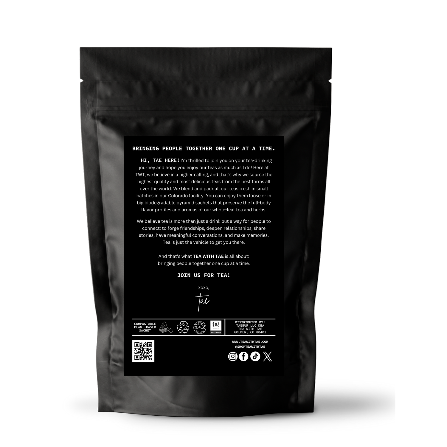 White Peony Loose Leaf Pouch (3oz. Loose Leaf Tea)