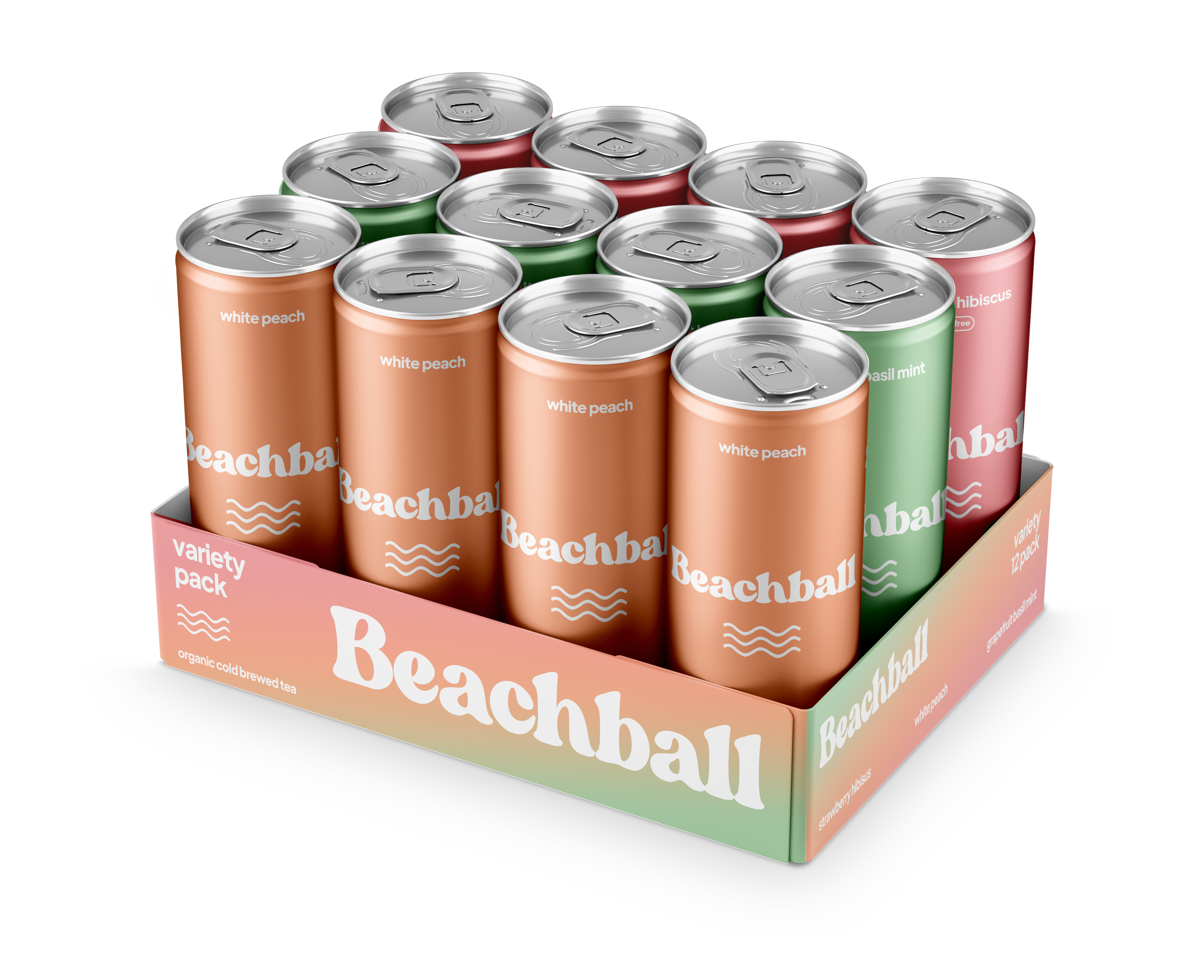 Beachball Organic Iced Tea Variety Pack