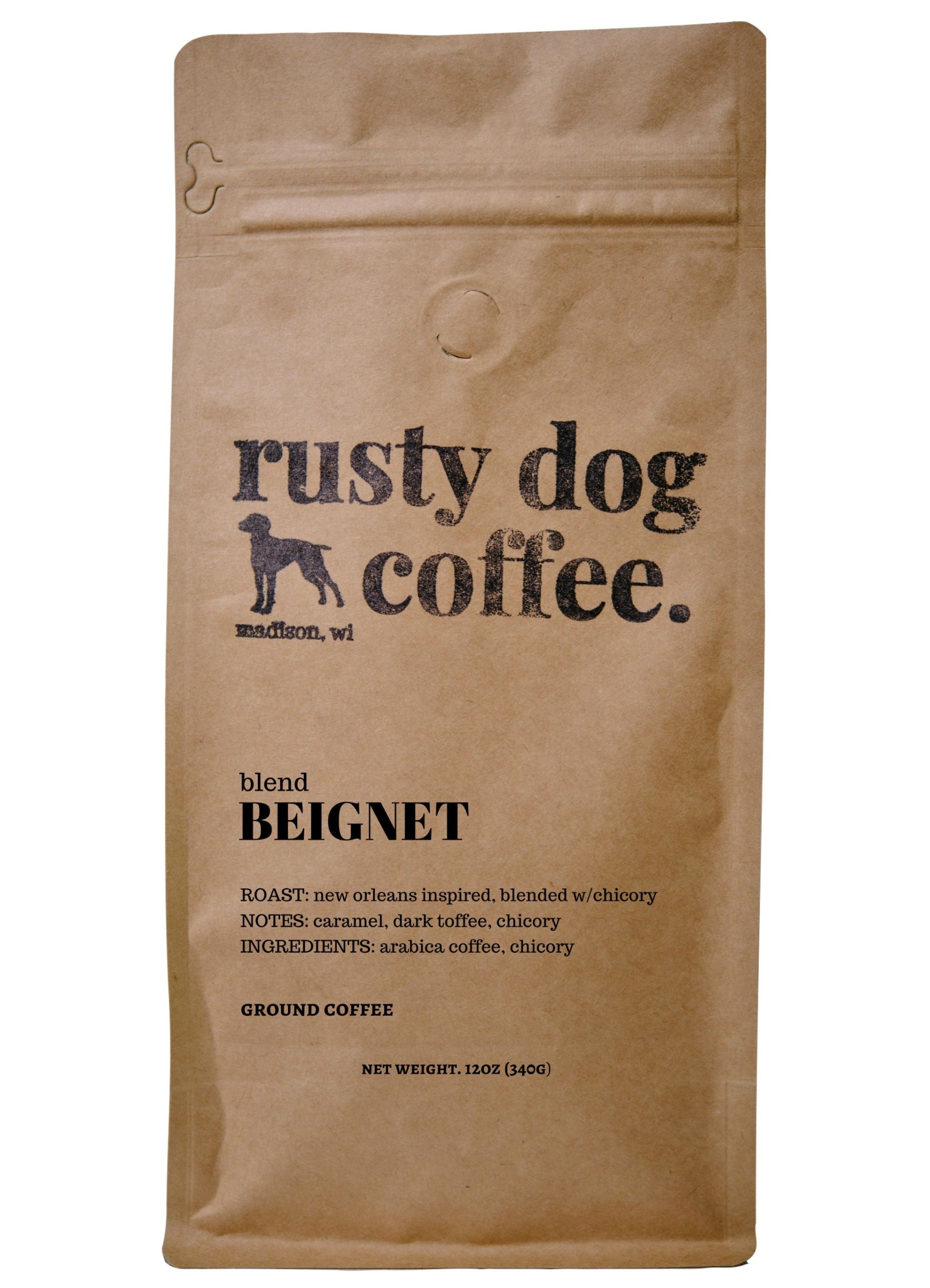 Beignet - Chicory Blended Coffee, Ground Only