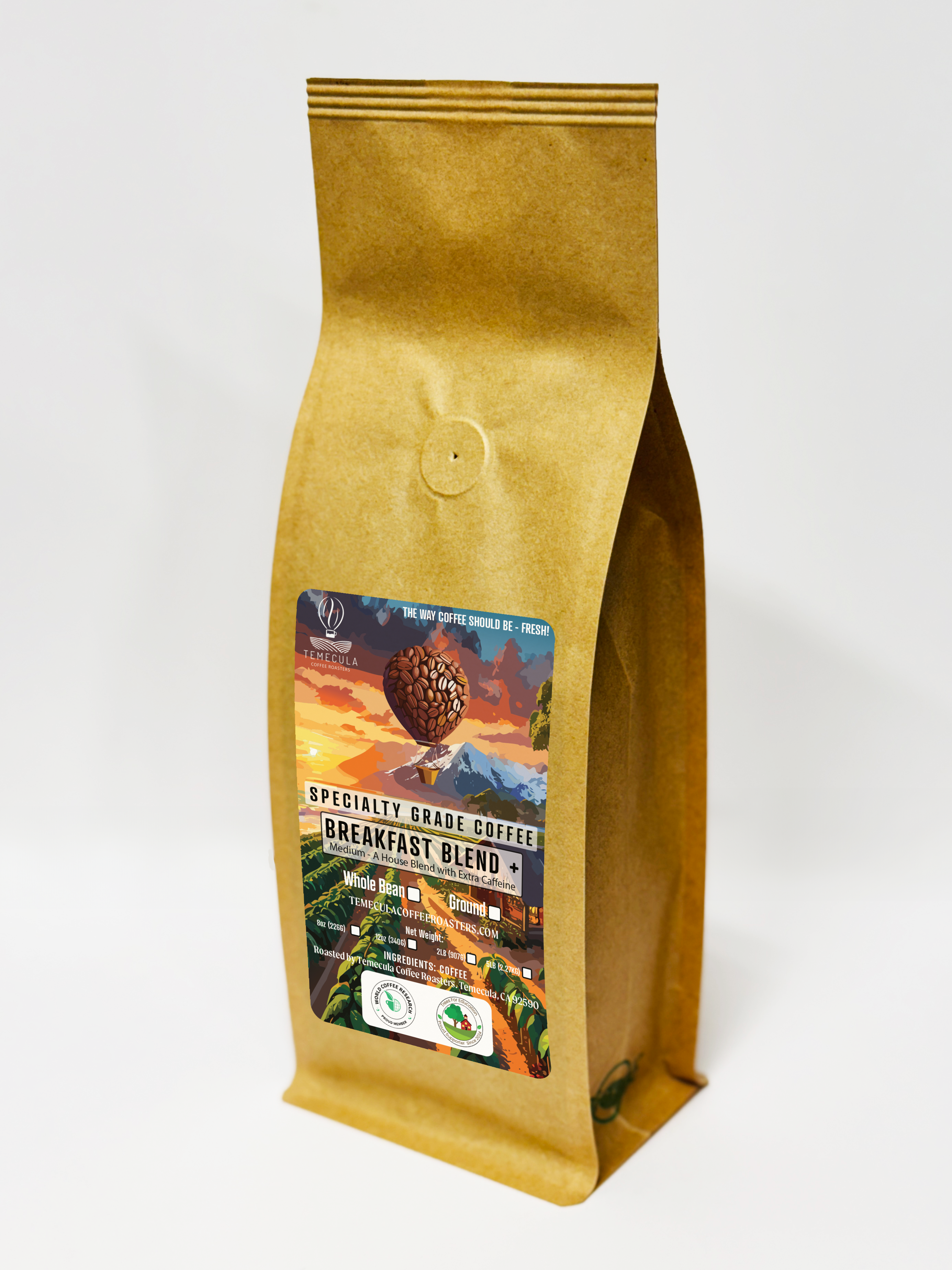 Breakfast Blend Plus - Extra Caffeine Blend