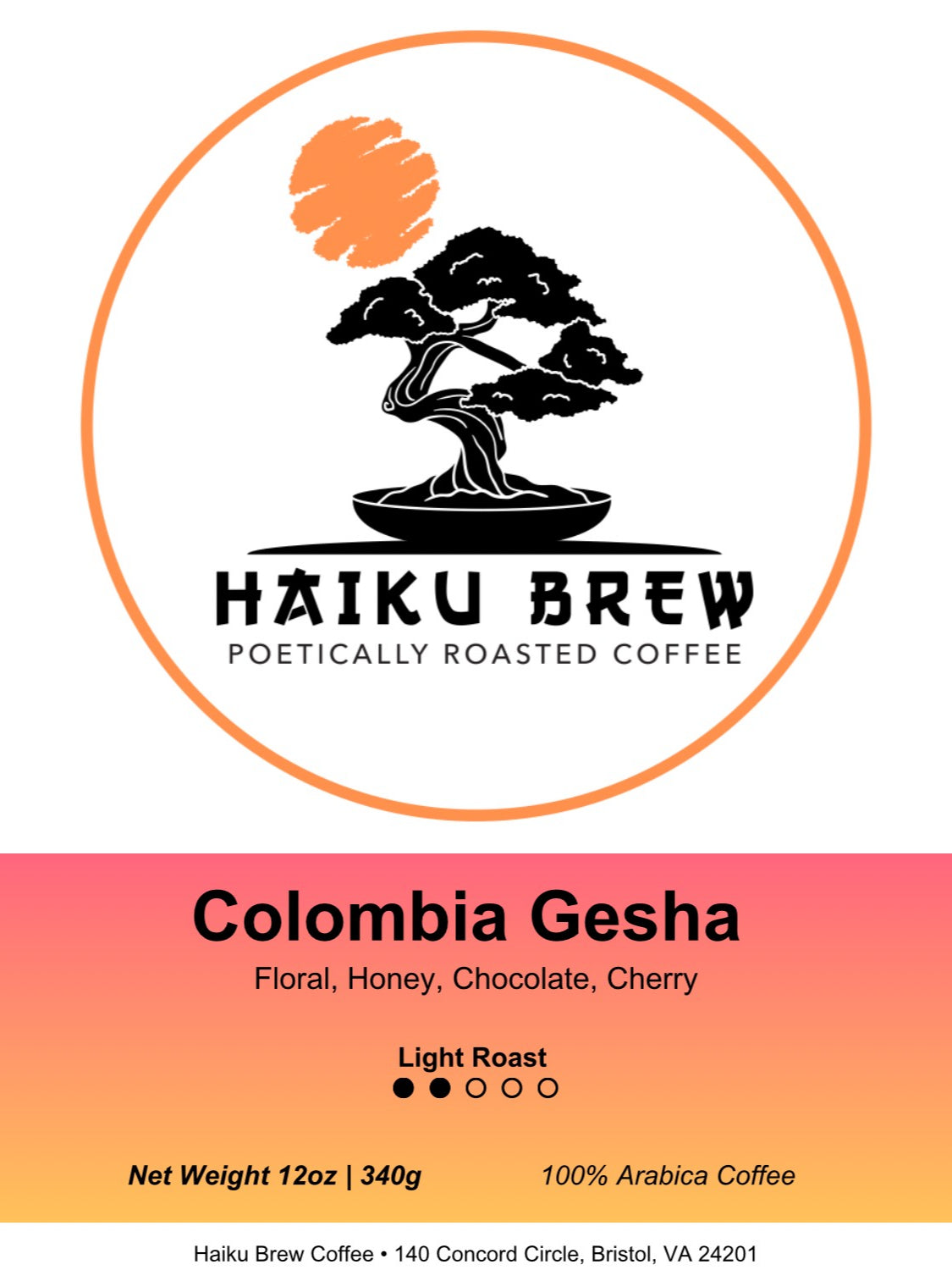 Colombia Gesha Anaerobic Honey