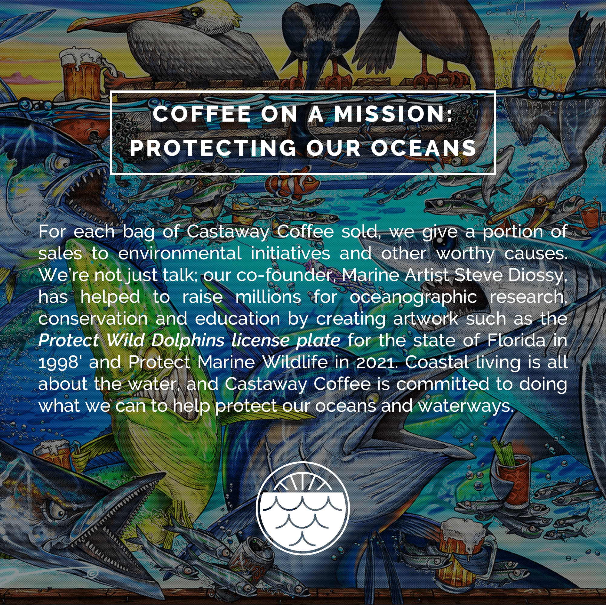 Castaway Coffee B.A.S.S. Kickin' Blend Gift Set