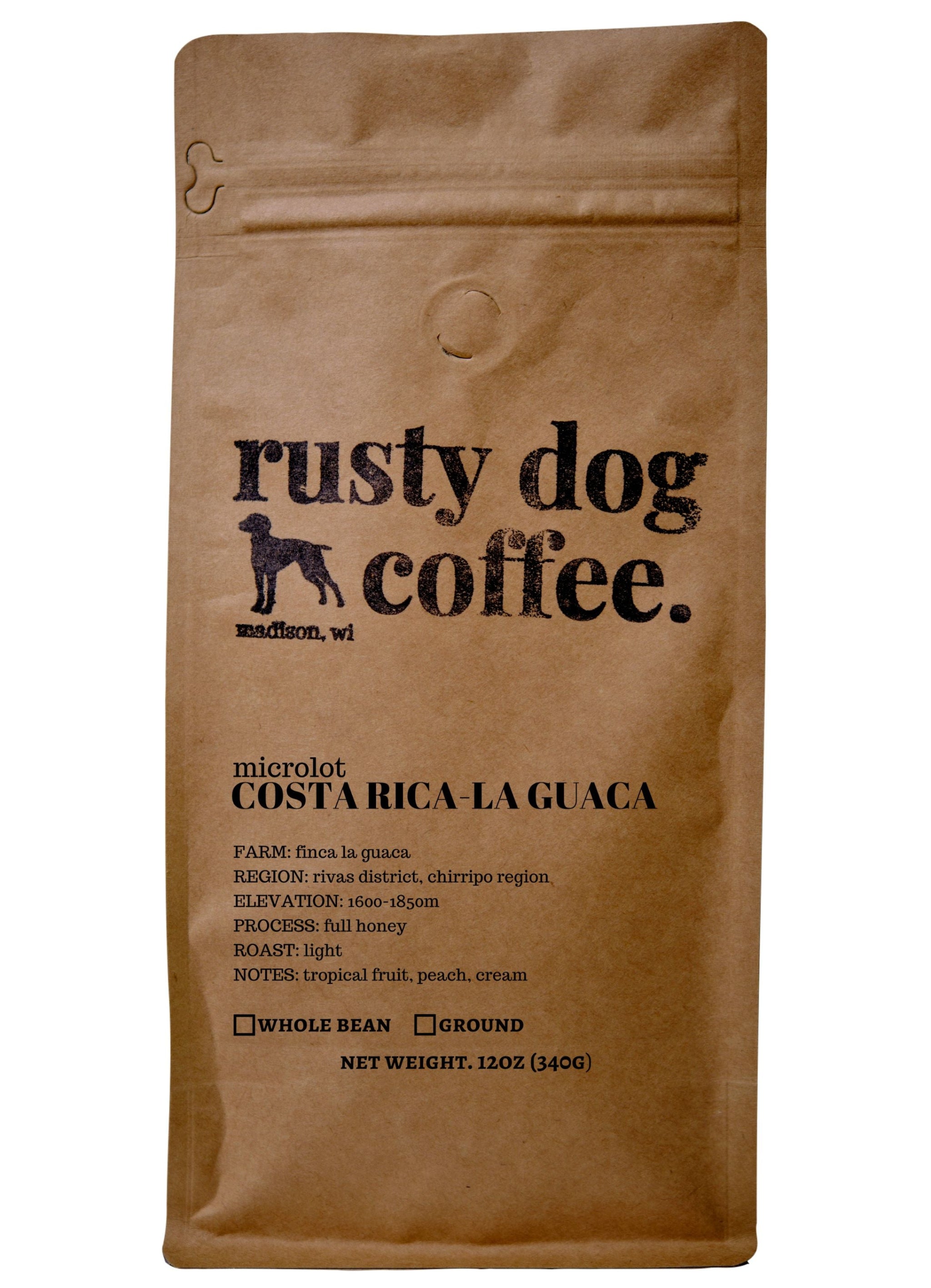 Costa Rica La Guaca Natural Processed, Light Roast - Microlot