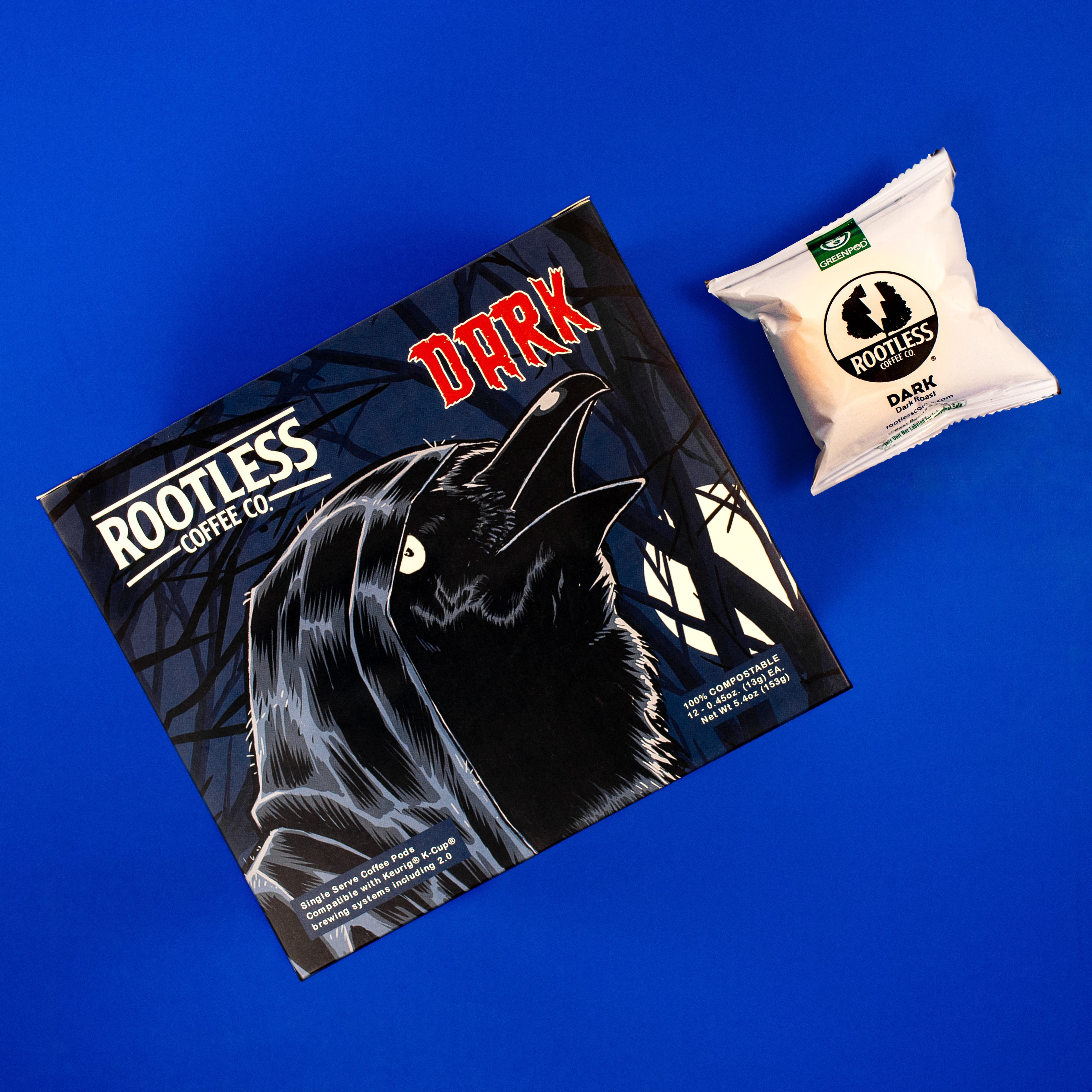 DARK - 100% Compostable Coffee Pods (DARK Roast)