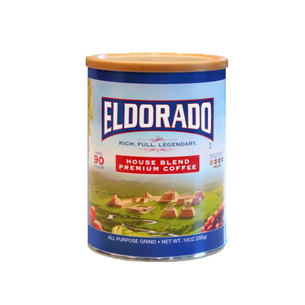Eldorado Coffee Premium Blend Coffee - Ground, 10 oz Can