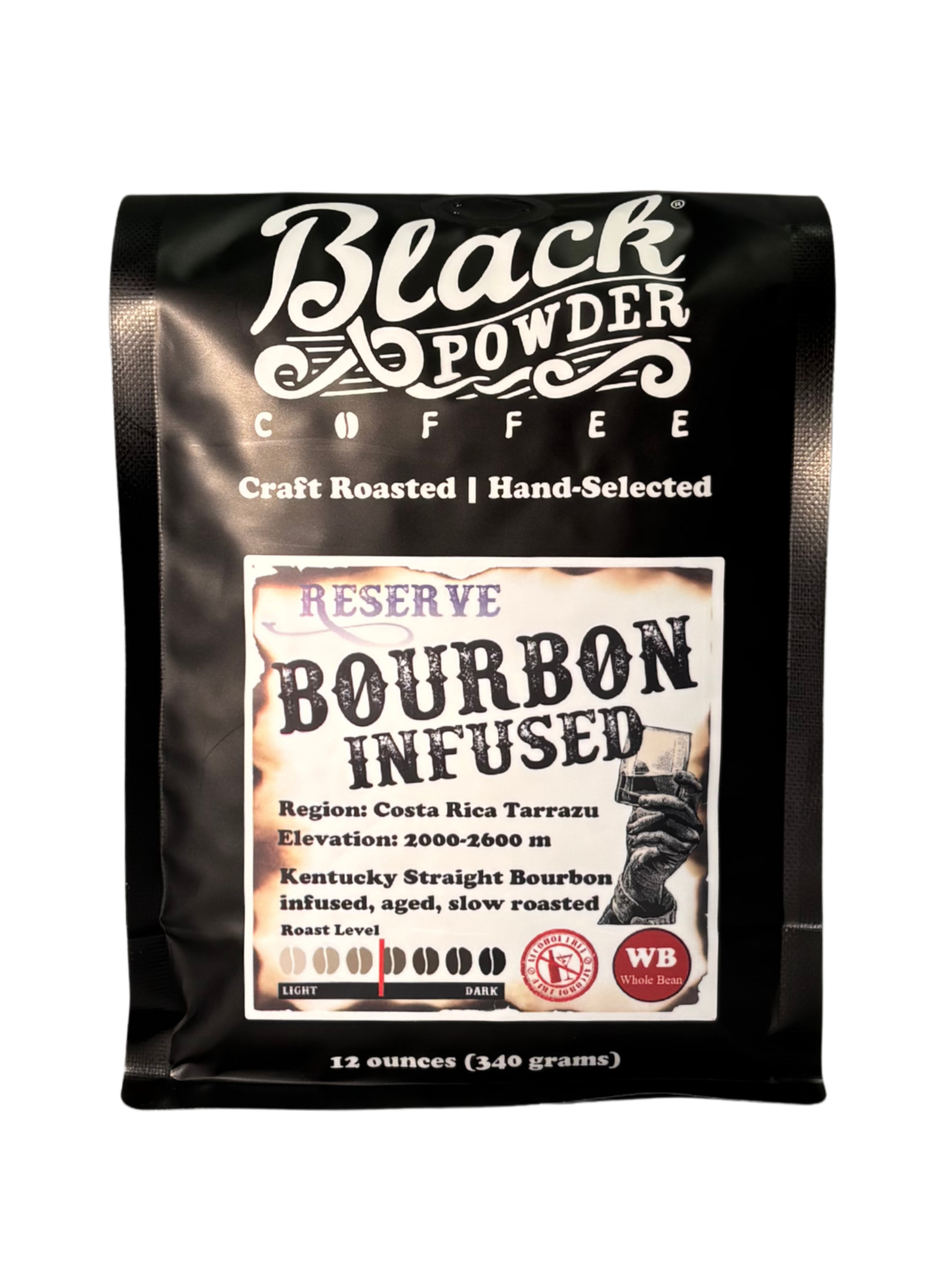 Bourbon Infused Coffee | Small Batch | Medium Roast