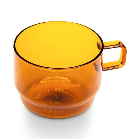 Hario Stackable Glass Mug - Amber (10oz/300ml)