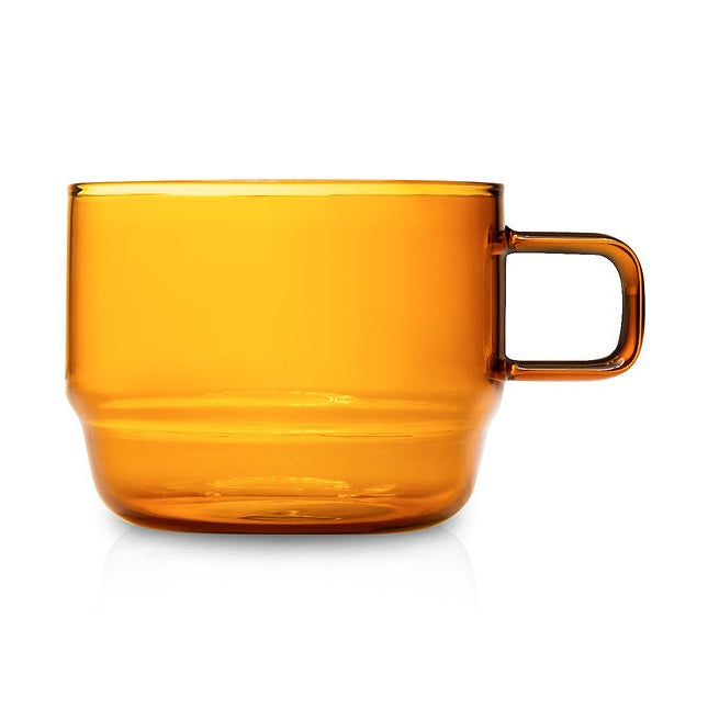 Hario Stackable Glass Mug - Amber (10oz/300ml)