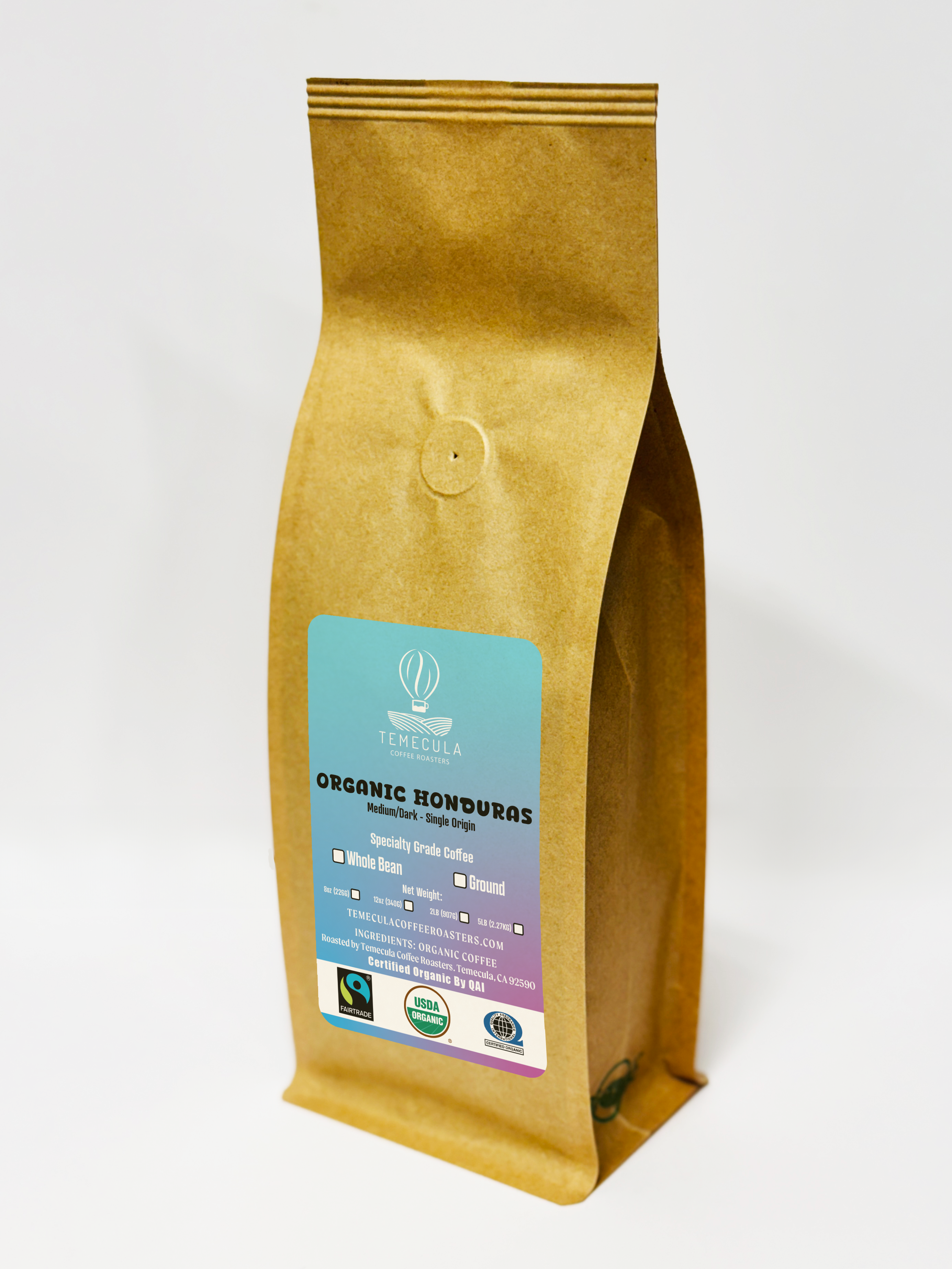 Organic Fairtrade® Honduras - Medium/Dark Roast